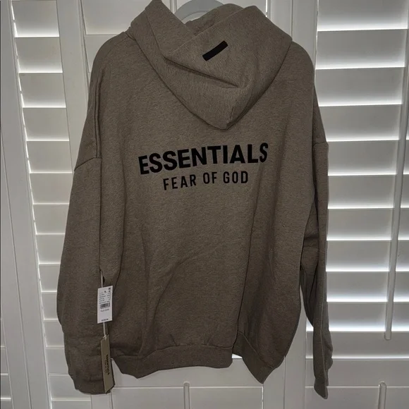 Essentials FEAR OF GOD ✨ Gray Hoodie NWT ⚡️Free Shipping! - Picture 4 of 5
